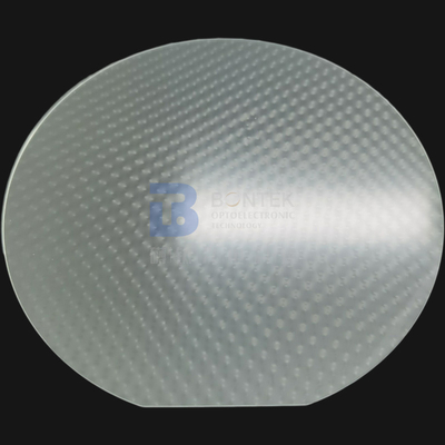 Düz veya Çentik Kenar Zeminli 150mm 200mm Fused Silika Gofret Borosilikat