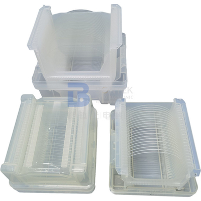 TTV 5um cam substratları ile çapı 2-12 inç silikon vafeleri