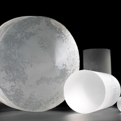 4 inç 0,5 mm Safir Kristal Gofret Tek Kristal C Ekseni Epi-Hazır