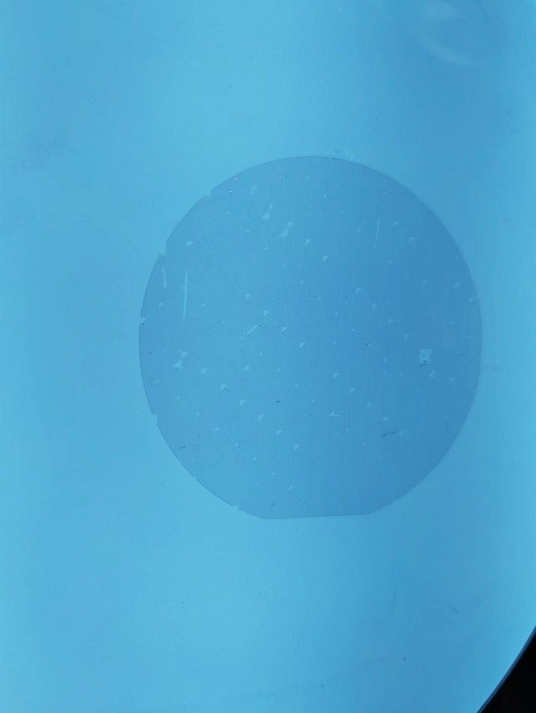 LTV 5mmx5mm 2μm Fused Silica Wafer TTV 20μm Yarım iletken endüstrisi için