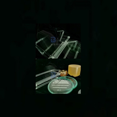 Z Cut LiNbO3 Gofret Optik Sınıf lityum niyobat substrat 8 İnç