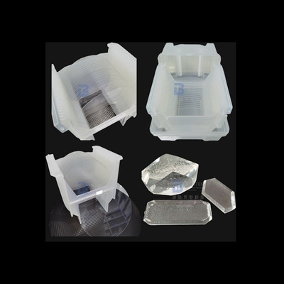 Çekirdeksiz Z Kesim Kristal Kuvars Gofret 3 İnç Çift Taraflı Cilalı