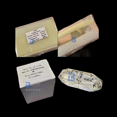 AT Cut Tek Kristal Kuvars Boş 70MHz Frekans Kontrolü İçin